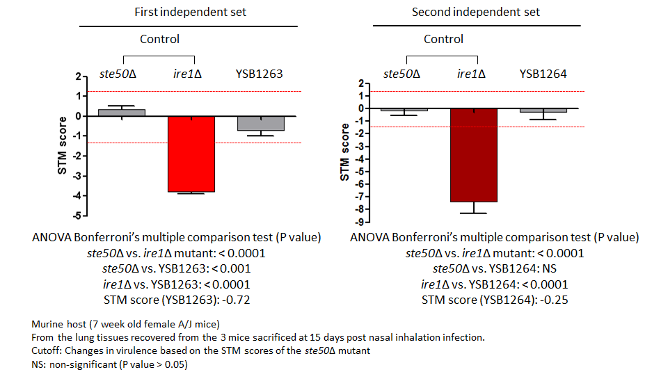 STM murine host model data for CNAG_00156T1