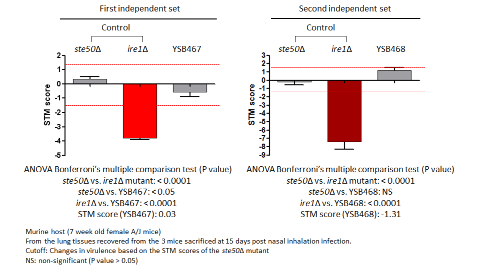 STM murine host model data for CNAG_00670T1