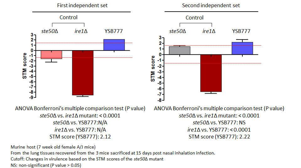 STM murine host model data for CNAG_00830T0