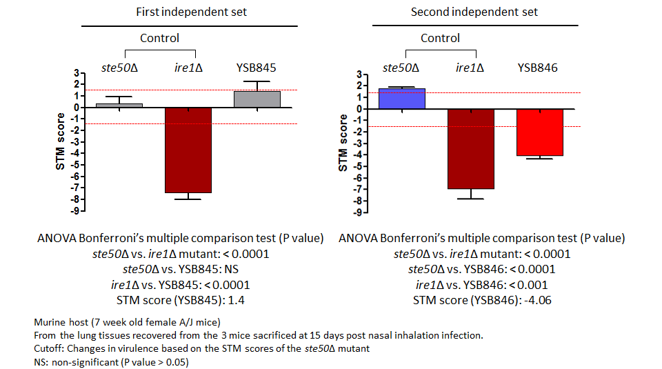 STM murine host model data for CNAG_01069T0
