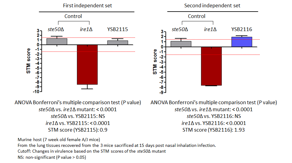STM murine host model data for CNAG_02364T0
