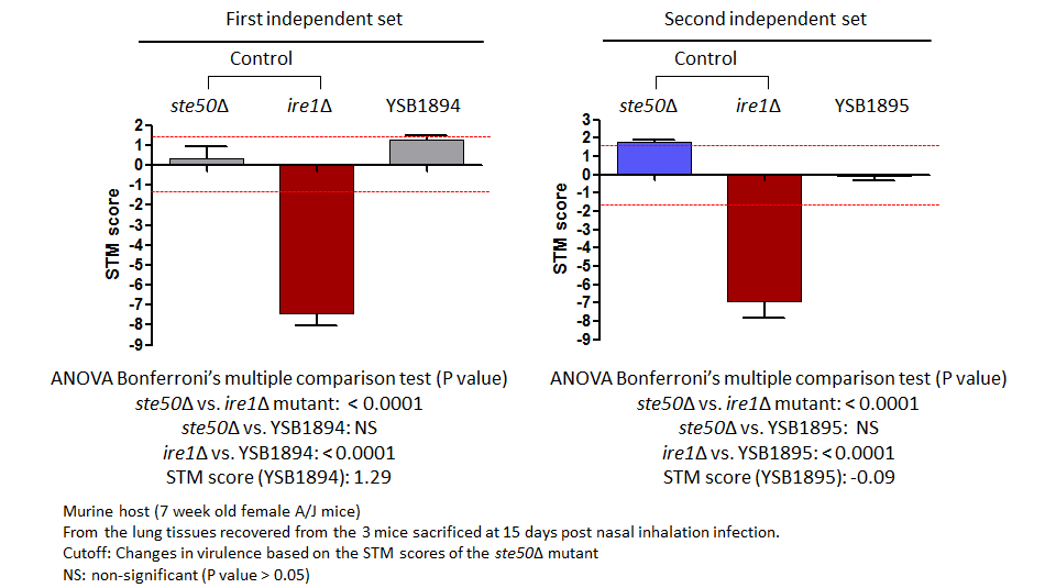STM murine host model data for CNAG_03346T0