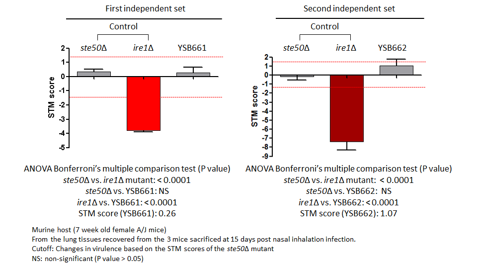 STM murine host model data for CNAG_04345T0