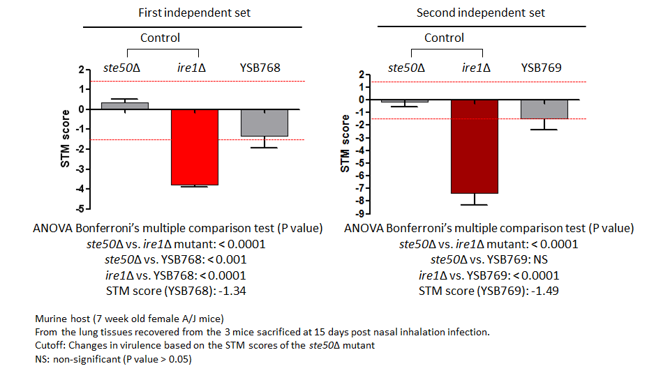 STM murine host model data for CNAG_04637T0