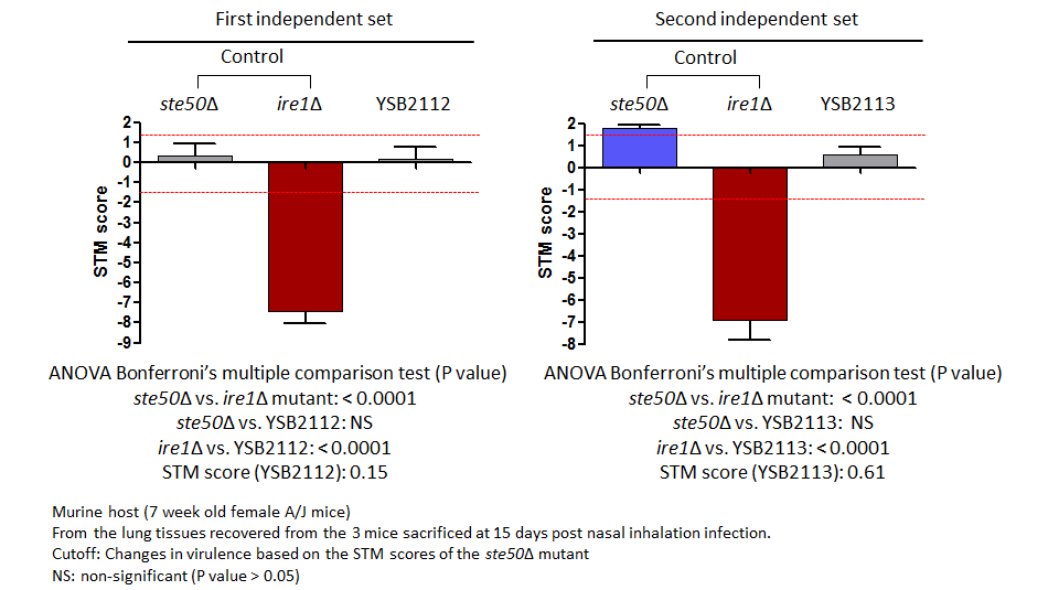 STM murine host model data for CNAG_04807T0