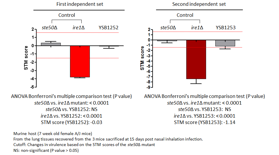 STM murine host model data for CNAG_05019T0