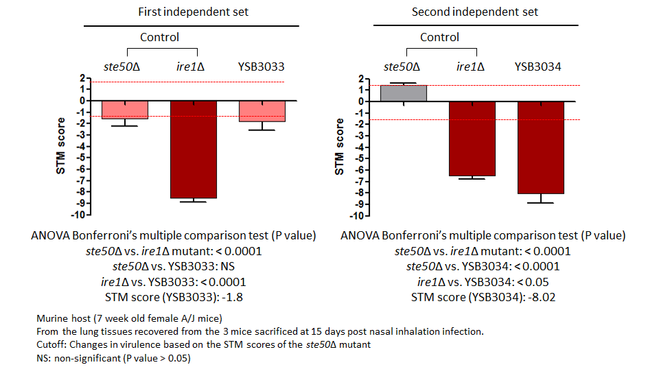 STM murine host model data for CNAG_05153T0