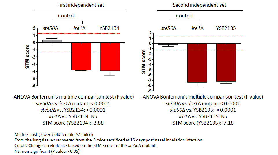 STM murine host model data for CNAG_05392T0